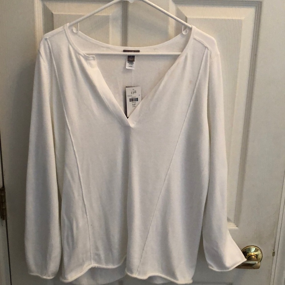 J Jill Long Sleeve Top Sz Medium Petite